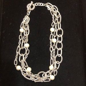 Pearl chain necklace